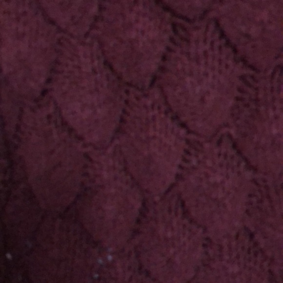 AS IS burgundy sweater - Picture 3 of 5